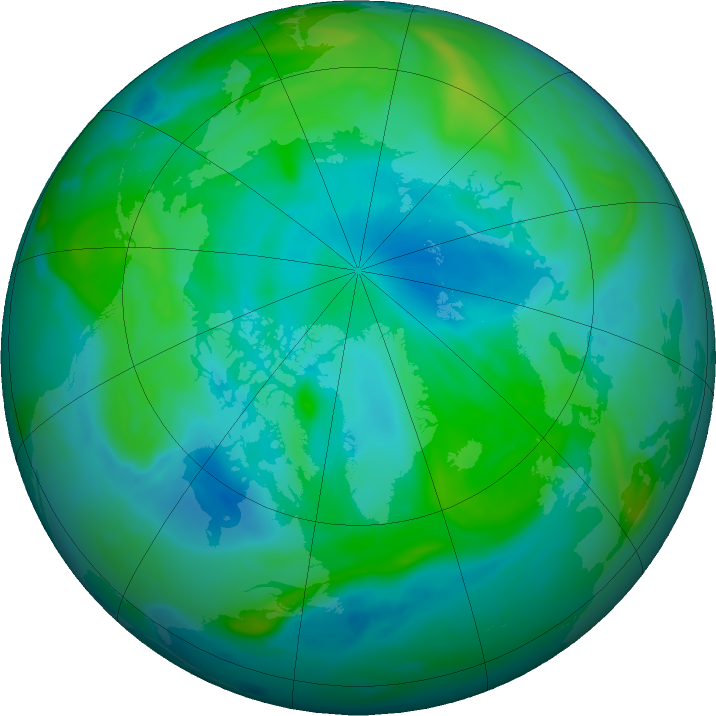 Arctic ozone map for 10 September 2017